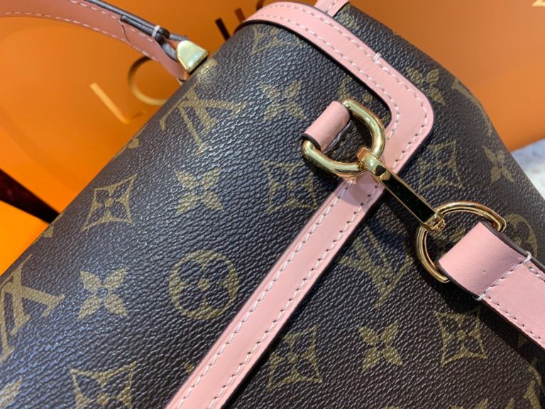 louis vuitton canta dauphine sirt monogram pembe 25x22