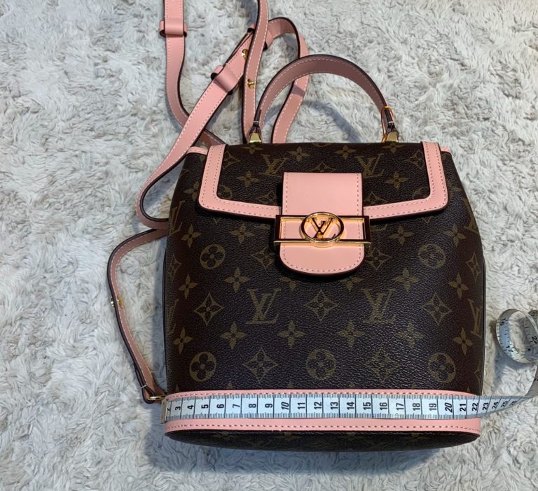 louis vuitton canta dauphine sirt monogram pembe 25x22