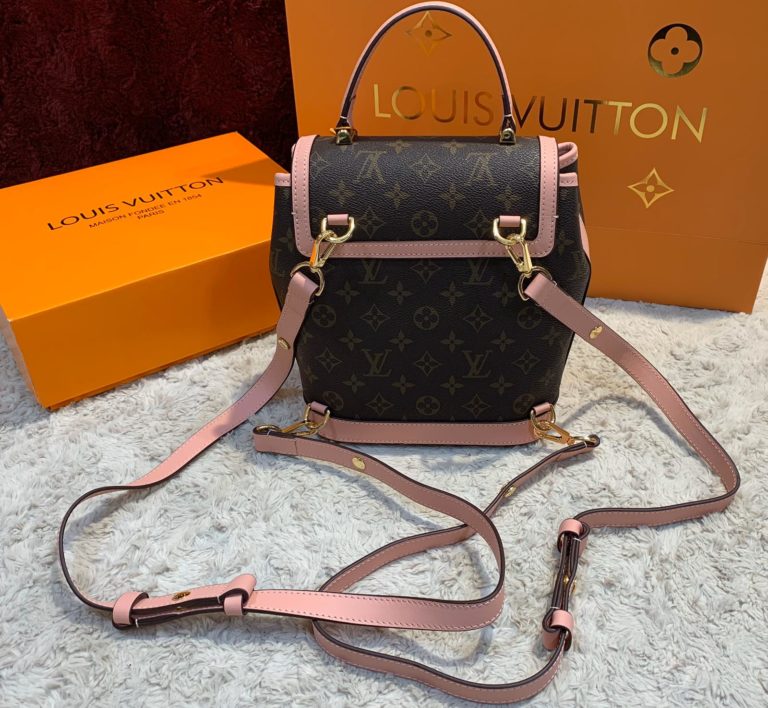 louis vuitton canta dauphine sirt monogram pembe 25x22