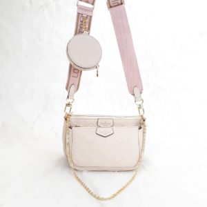 louis vuitton canta multi pochette 3 parca pembe pembe aski