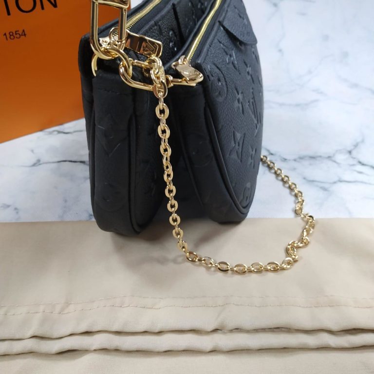 louis vuitton canta multi pochette 3 parca siyah pembe aski