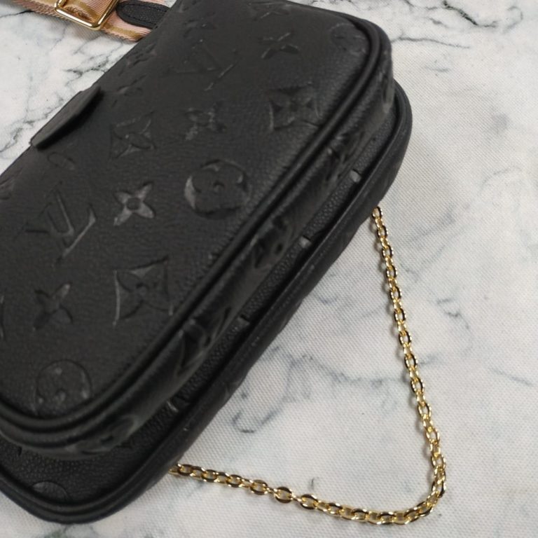 louis vuitton canta multi pochette 3 parca siyah pembe aski