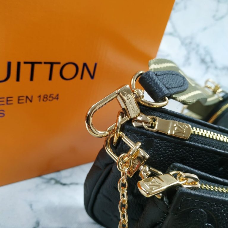 louis vuitton canta multi pochette 3 parca siyah yesil aski