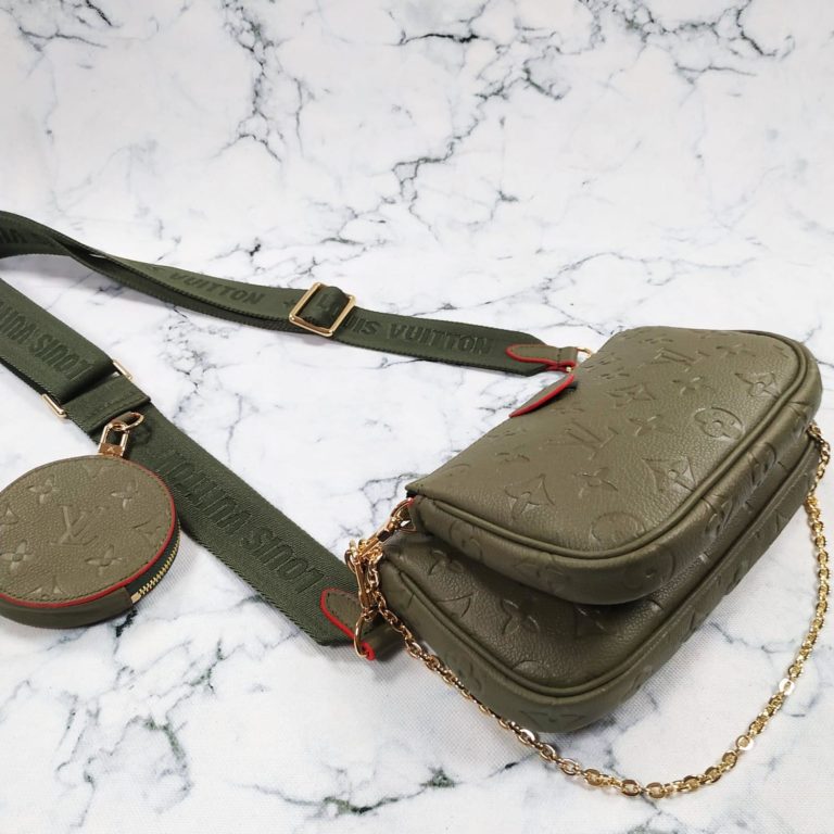 louis vuitton canta multi pochette 3 parca yesil yesil askili
