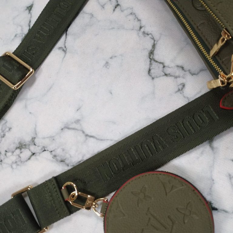 louis vuitton canta multi pochette 3 parca yesil yesil askili
