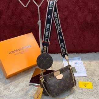 louis vuitton canta multi pochette pembe yazili askili