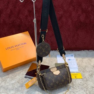 louis vuitton canta multi pochette siyah askili