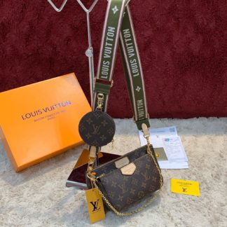 louis vuitton canta multi pochette yesil pembe askili