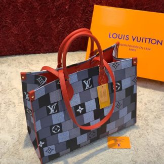 louis vuitton canta on the go gri 41x34 ithal