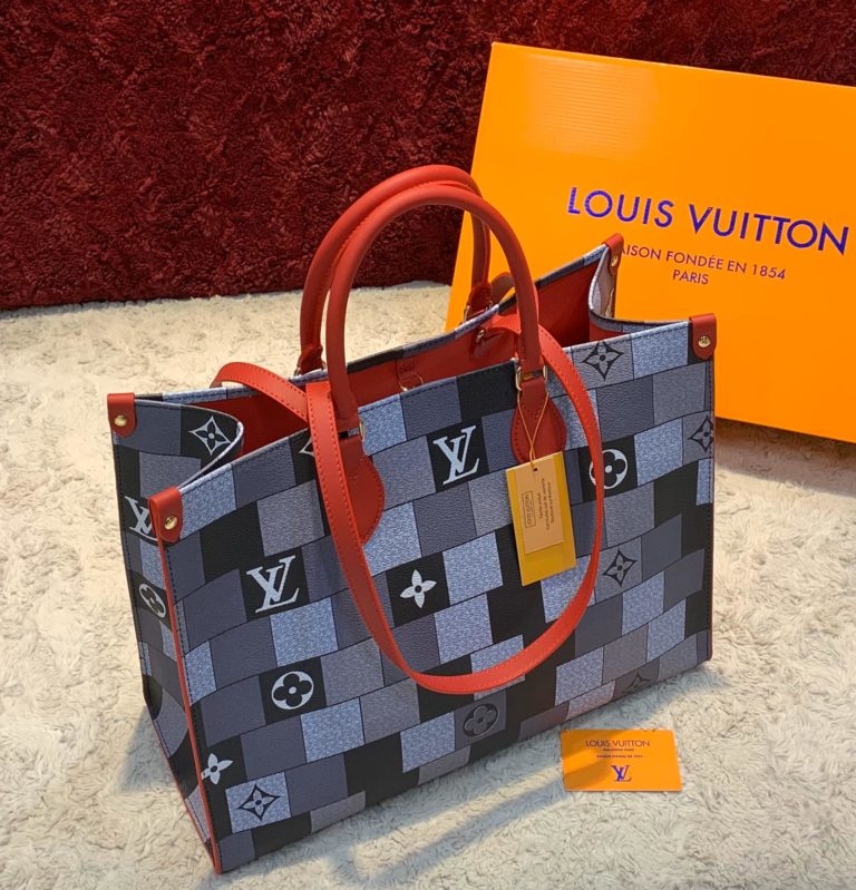 louis vuitton canta on the go gri 41x34 ithal