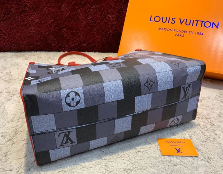 louis vuitton canta on the go gri 41x34 ithal