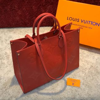 louis vuitton canta on the go kirmizi 41x34 ithal