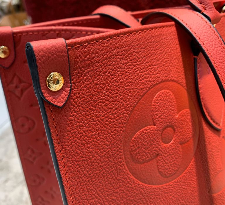 louis vuitton canta on the go kirmizi 41x34 ithal