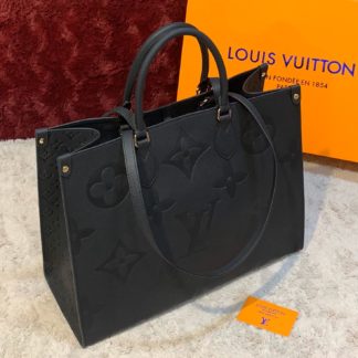 louis vuitton canta on the go siyah 41x34 ithal