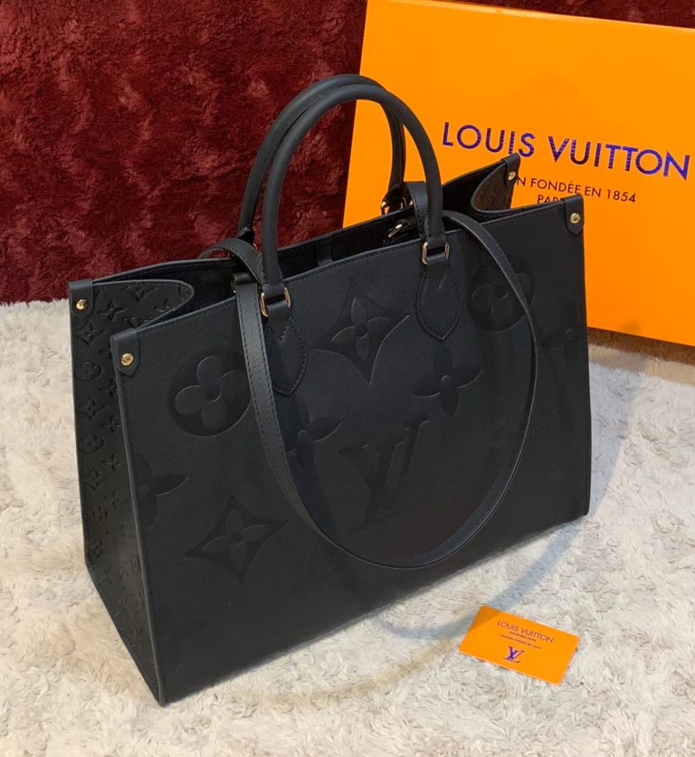 louis vuitton canta on the go siyah 41x34 ithal