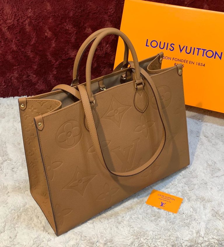 louis vuitton canta on the go taba 41x34 ithal