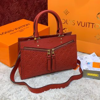 louis vuitton canta sully pm ithal kirmizi 30x22 cm