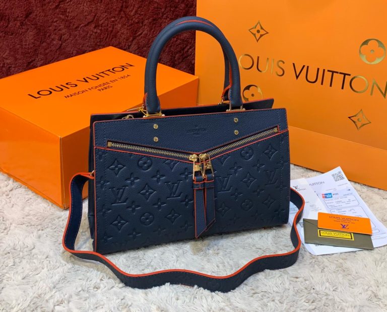 louis vuitton canta sully pm ithal lacivert 30x22 cm