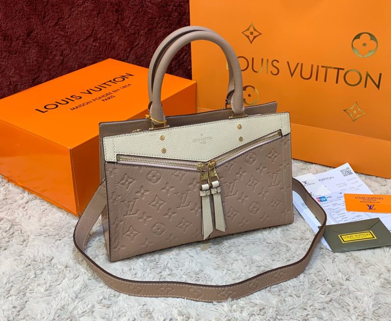 louis vuitton canta sully pm ithal pudra pembe 30x22 cm