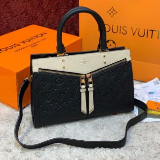 louis vuitton canta sully pm ithal siyah krem 30x22 cm
