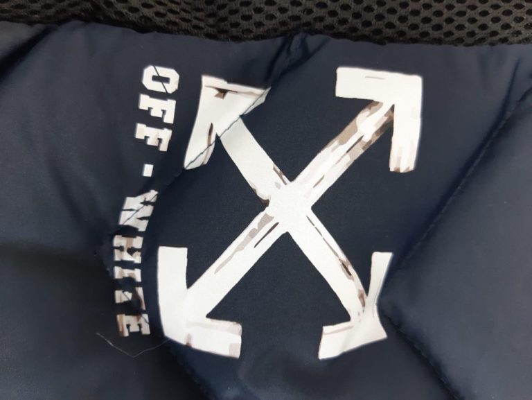off white yelek gilet erkek lacivert microgel