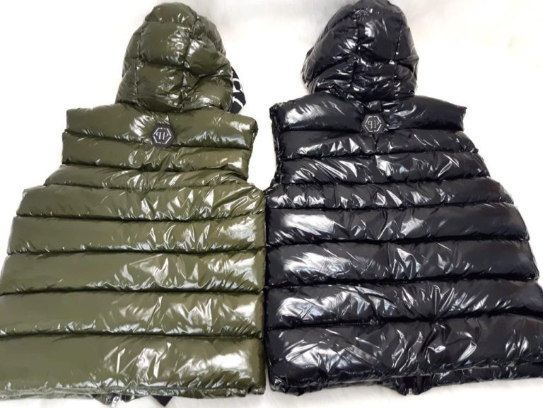 philipp plein yelek yesil erkek yelek microgel