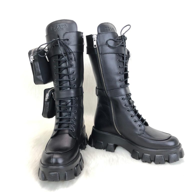 prada ayakkabi monolith siyah deri