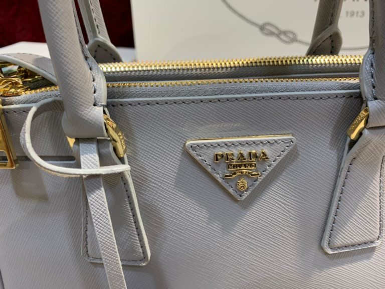 prada canta saffiano galleria gri 27x18