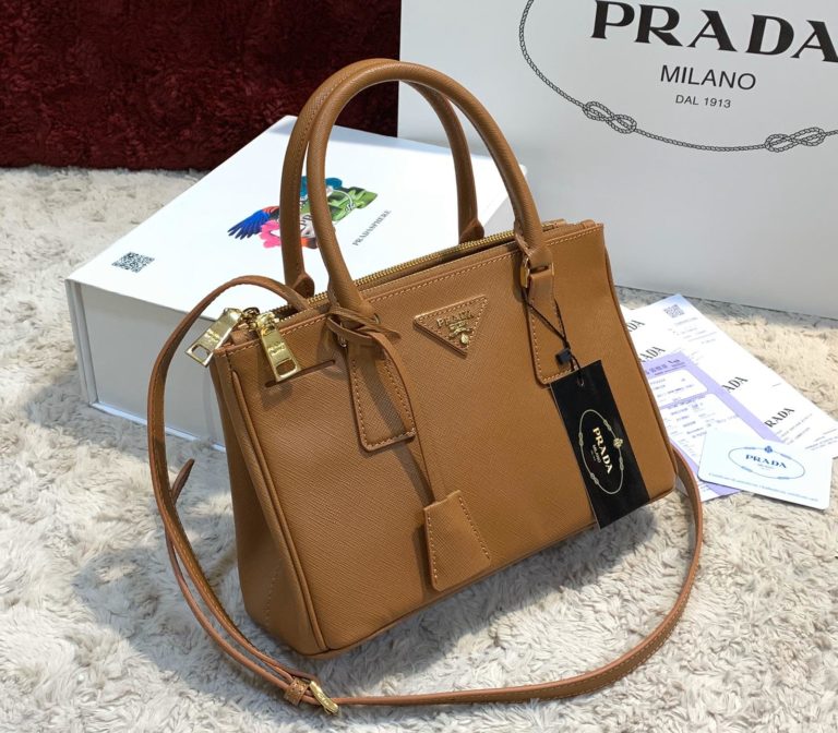 prada canta saffiano galleria taba 27x18