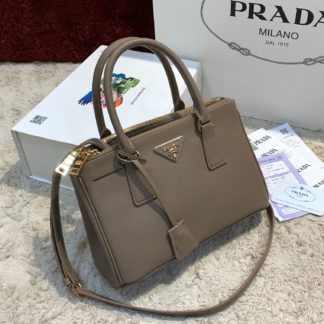 prada canta saffiano galleria vizon 27x18