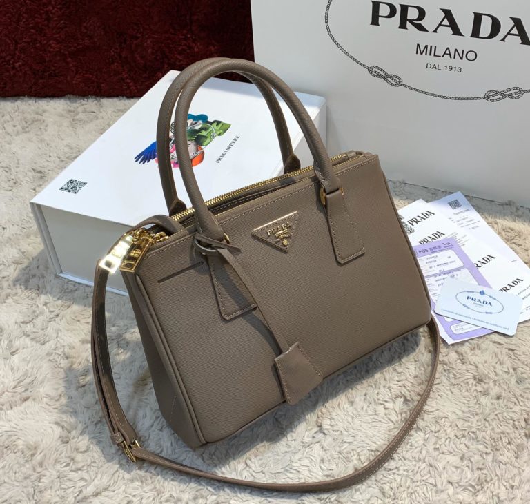 prada canta saffiano galleria vizon 27x18