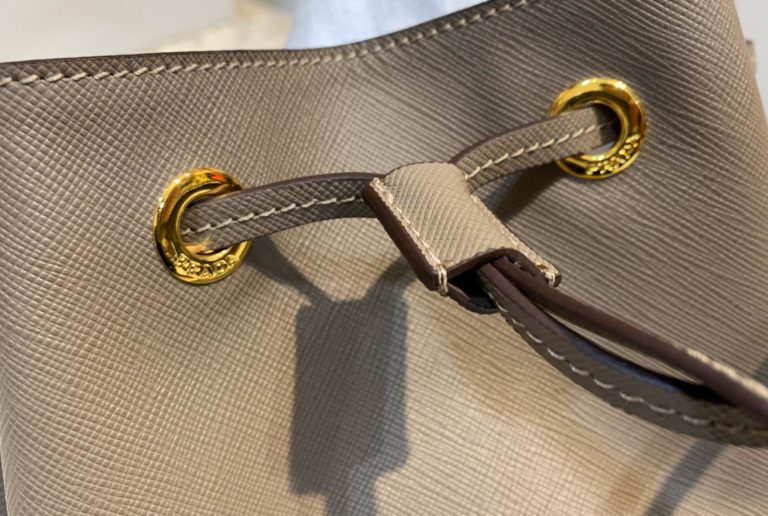 prada canta saffiano kova vizon ithal 24x24