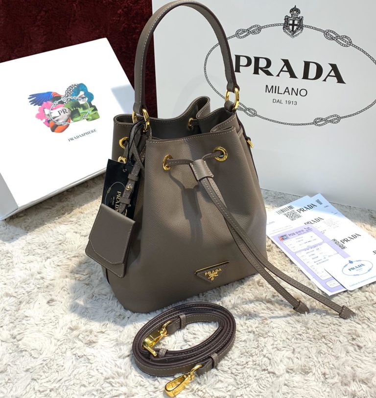 prada canta saffiano kova vizon ithal 24x24