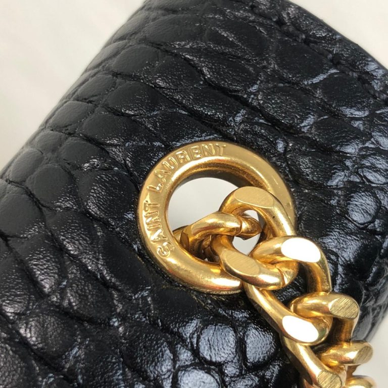 ysl saint laurent canta medium kate tassel siyah gold