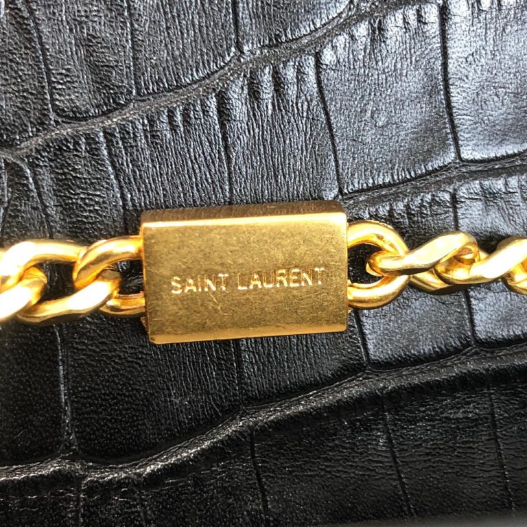 ysl saint laurent canta medium kate tassel siyah gold