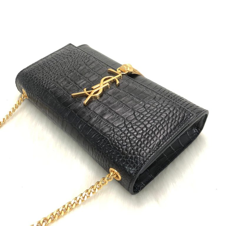 ysl saint laurent canta medium kate tassel siyah gold