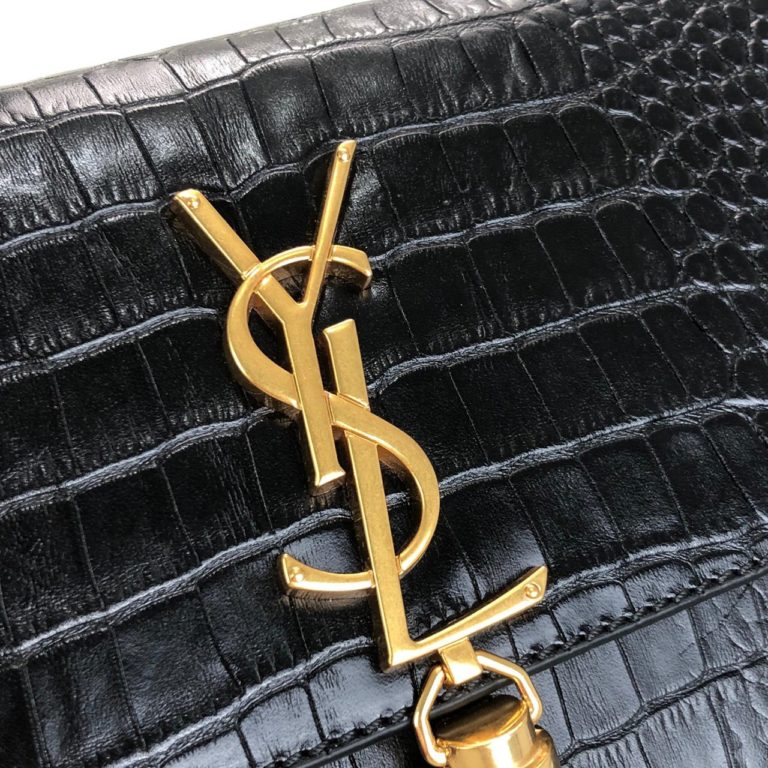 ysl saint laurent canta medium kate tassel siyah gold