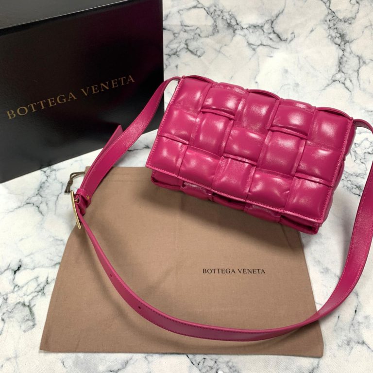 bottega vanetta canta Padded Cassette fusya 26x18cm