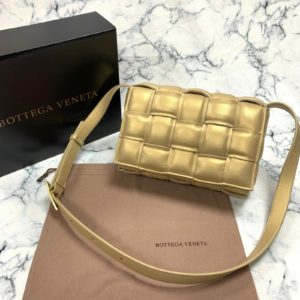 bottega vanetta canta Padded Cassette gold 26x18cm