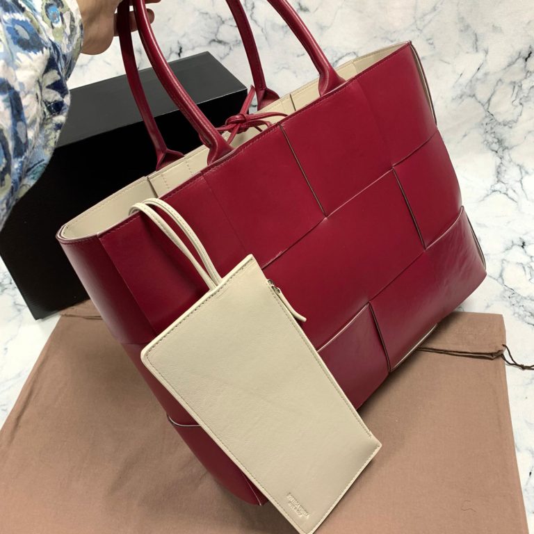 bottega vanetta canta veneta tote fusya deri 41x31x11