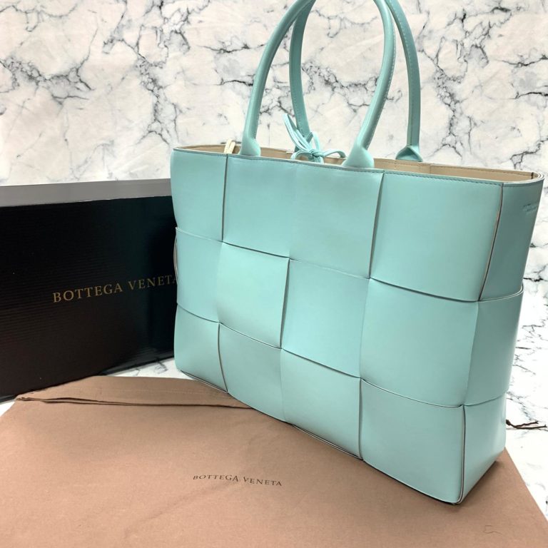 bottega vanetta canta veneta tote mavi deri 41x31x11