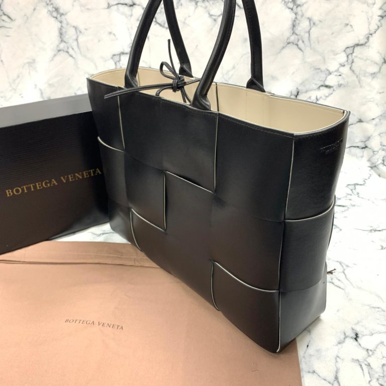 bottega vanetta canta veneta tote siyah deri 41x31x11