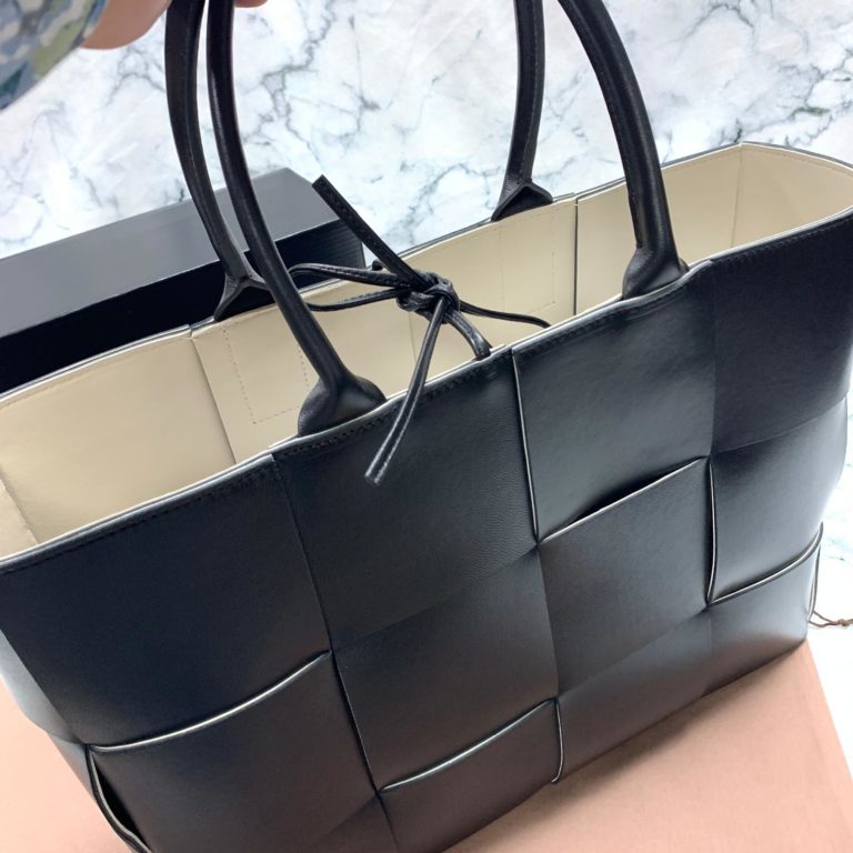 bottega vanetta canta veneta tote siyah deri 41x31x11