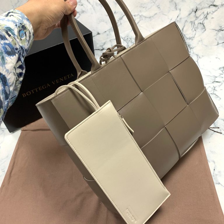 bottega vanetta canta veneta tote vizon deri 41x31x11