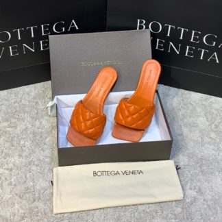 bottega vanetta terlik topuklu turuncu