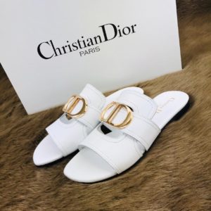 christian dior terlik beyaz ic ve dis deri
