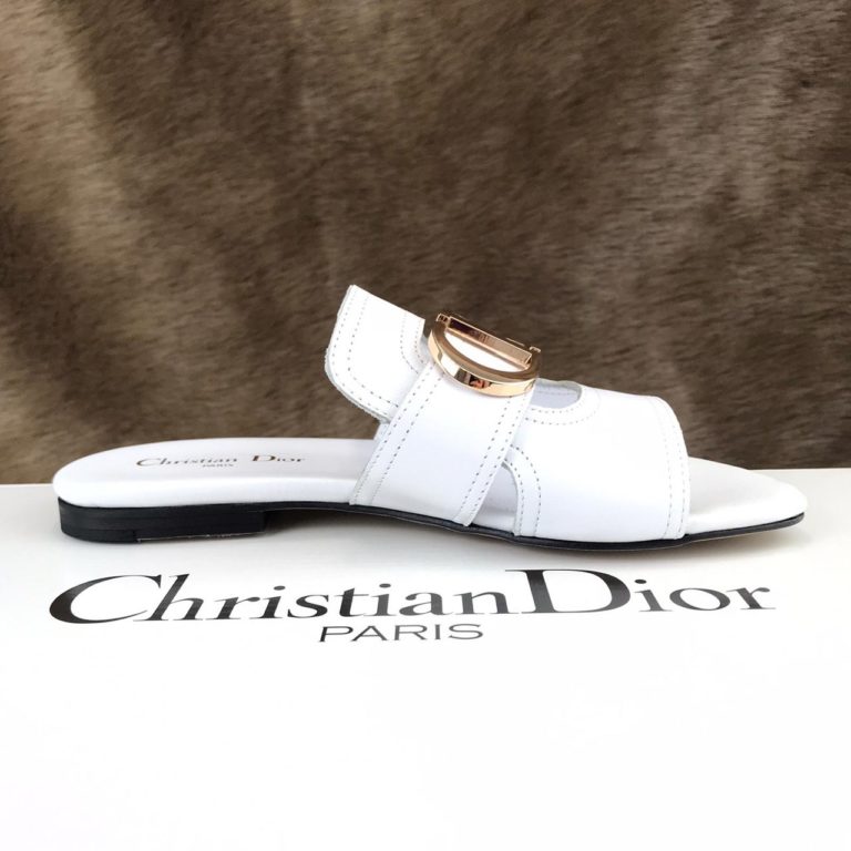 christian dior terlik beyaz ic ve dis deri