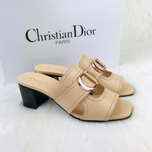 christian dior terlik topuklu krem ic dis deri