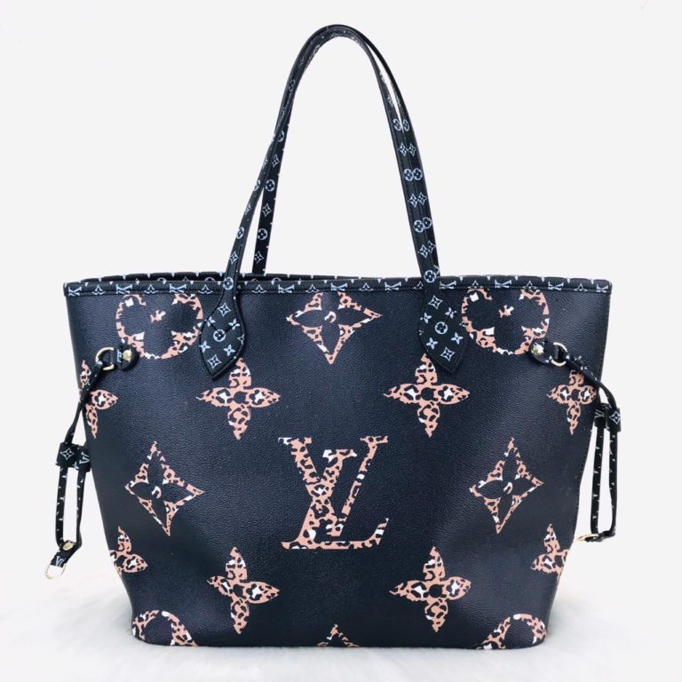 louis vuitton canta neverfull beyaz buyuk logolu 31x28x17