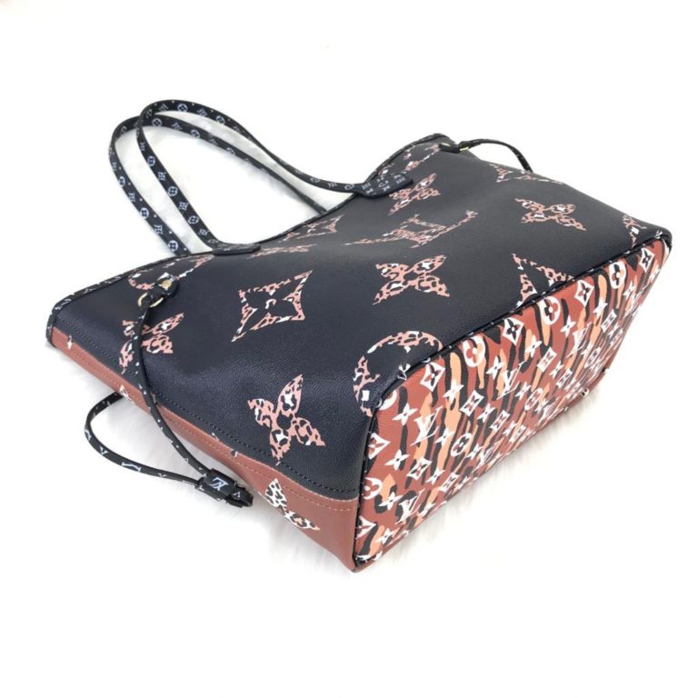 louis vuitton canta neverfull buyuk logo 31x28x17